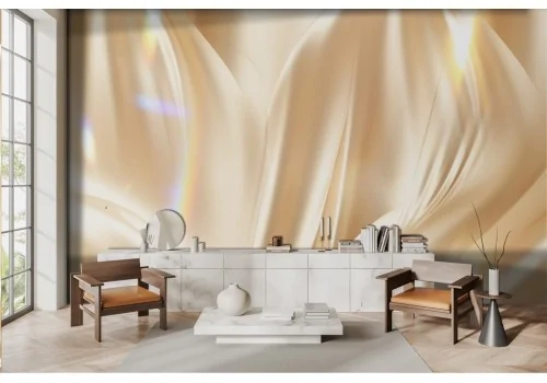 Luxury Wallpaper Abstract Gold Petals -a17