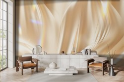 Luxury abstract gold petals wallpaper