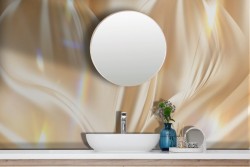 Luxury Adhesive Wallpaper Abstract Gold Petals