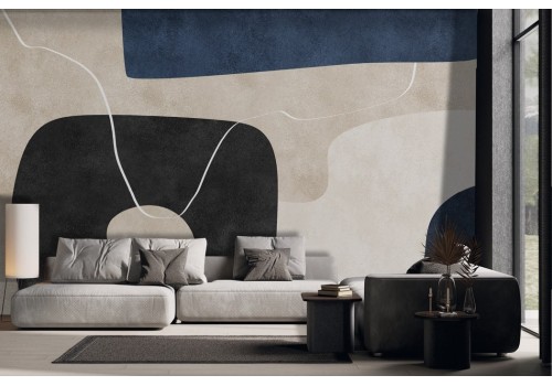 Abstract Artistic Painted Wallpaper