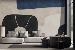 Abstract Artistic Painted Wallpaper