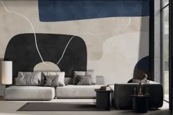 Carta da parati Astratta Artistica dipinta