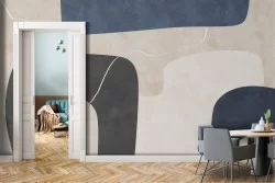 Artistic Abstract Painted Adhesive Wallpaper