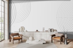 Minimal Geometric Circles Wallpaper