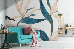 Stylized Leaves Wallpaper