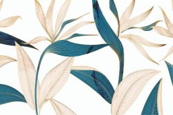 Wallpaper Stylized Leaves