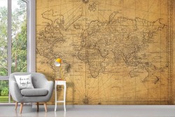 Ancient Map Wallpaper