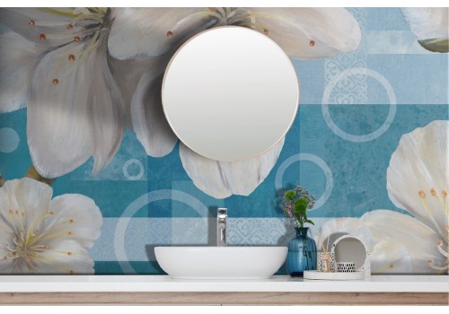 Artistic Floral Painterly Wallpaper 2