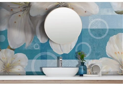 Artistic Floral Painterly Wallpaper 2