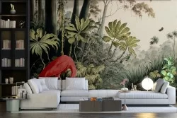 Vintage Flamingo Wallpaper