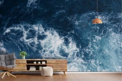 Deep Blue Sea Adhesive Wallpaper