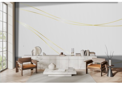 Luxury Gold Lines Wallpaper