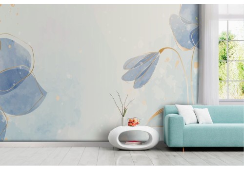Watercolor Paintings Wallpaper with flower