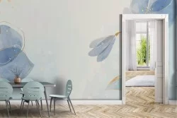 Watercolor Painted Flower Wallpaper