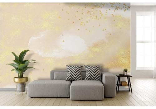 Artistic Wallpaper Golden Clouds 2
