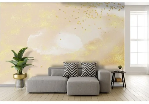 Artistic Wallpaper Golden Clouds 2