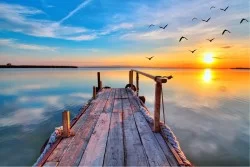 Sunset Sea Wallpaper