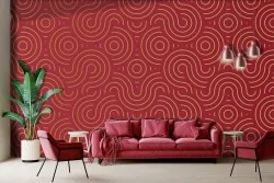 Artistic Wallpaper Stylized Circles