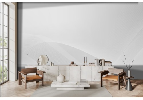 Luxury Minimal Waves Wallpaper