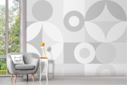 Carta da Parati Adesiva Mattonelle Design