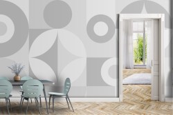 Carta da Parati Minimal Mattonelle