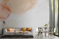 Artistic Abstract Watercolor Adhesive Wallpaper