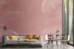 Adhesive Wallpaper Vintage Plaster Floral