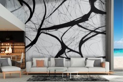 Abstract Black and White Wallpaper