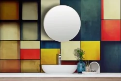 Artistic Adhesive Wallpaper Vintage Paintings