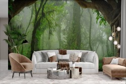 Adhesive Wallpaper Fantasy Enchanted Forest