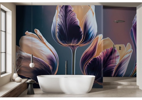 Modern designed Flower wallpaper