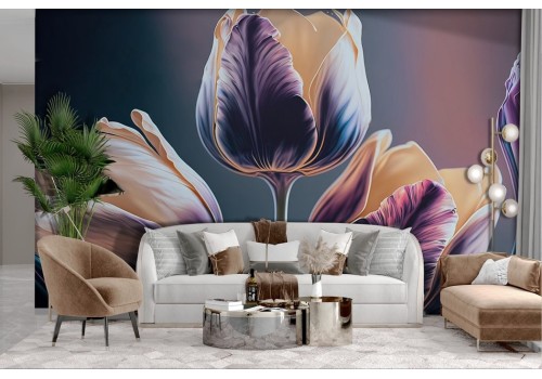 Modern designed Flower wallpaper 2