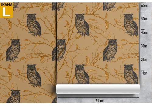 Wallpaper Design and Styles Flora and Fauna Trees Animals Stylized Nature 2
