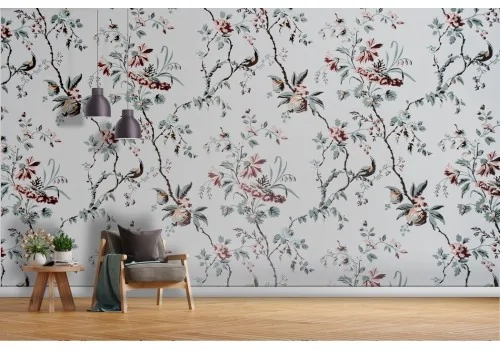 70s Wallpaper Branches -a76