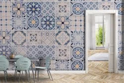 Carta da Parati Mattonelle Vintage Ischia