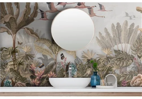 Retro Vintage Painted Wallpaper 2