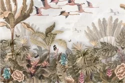 Carte da Parati Vintage Tropicale