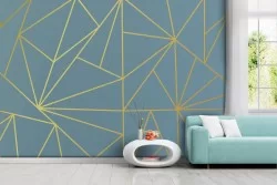 Carta da parati Luxury Geometrica Oro