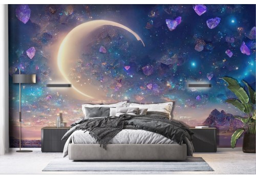 Fantasy Moon Landscape Wallpaper