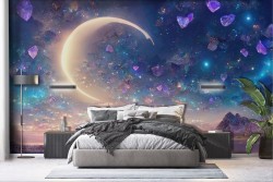 Fantasy Moon Landscape Wallpaper