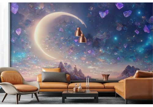 Carta da parati Paesaggio Luna Fantasia 2