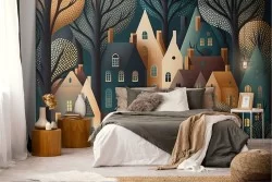 3D Landscape Adhesive Wallpaper