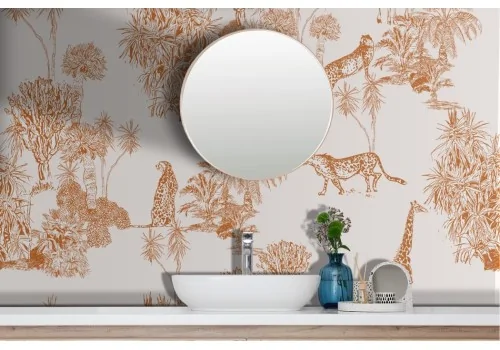 Stylized Tropical Jungle Wallpaper 2