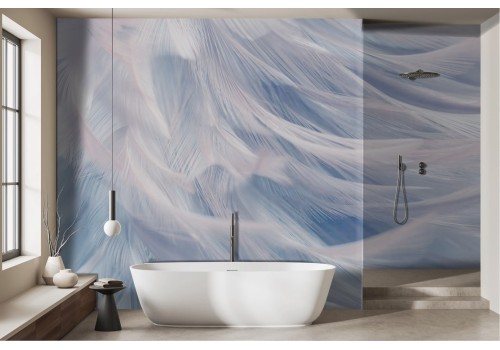 3D Abstract Feathers Wallpaper