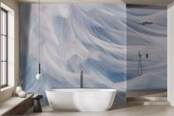 Carta da parati Piume 3D Astratte