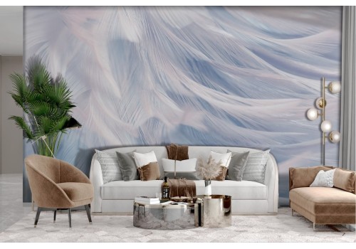 3D Abstract Feathers Wallpaper 2