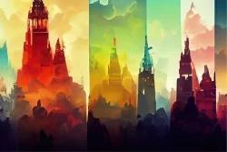 Artistic City Wallpaper