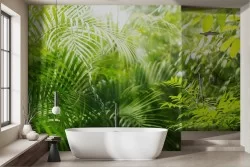 Tropical Ferns Wallpaper