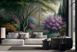 Floral Gardens Wallpaper