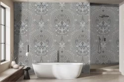 Carta da parati Damascata Vintage Inglese